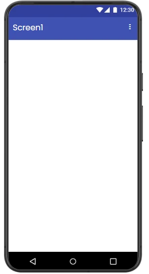 Screen1 vazia