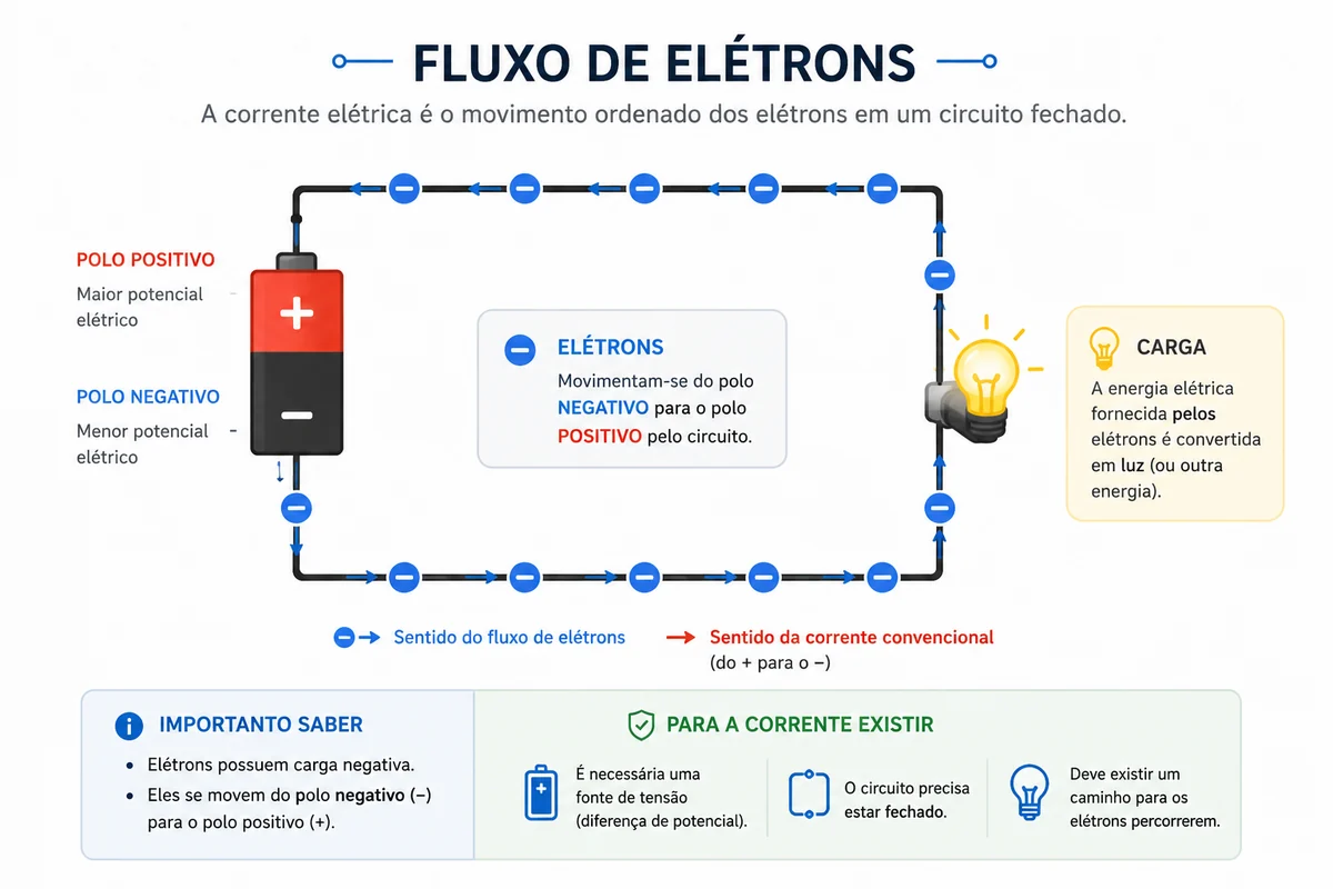 Fluxo de elétrons